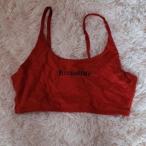Forever 21 Red Irresistible Top